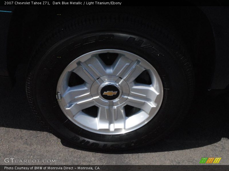 Dark Blue Metallic / Light Titanium/Ebony 2007 Chevrolet Tahoe Z71