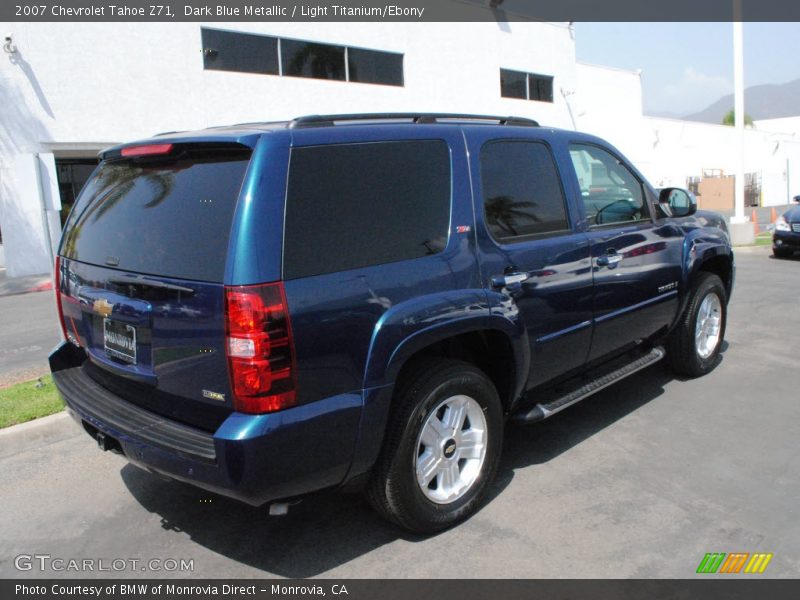 Dark Blue Metallic / Light Titanium/Ebony 2007 Chevrolet Tahoe Z71