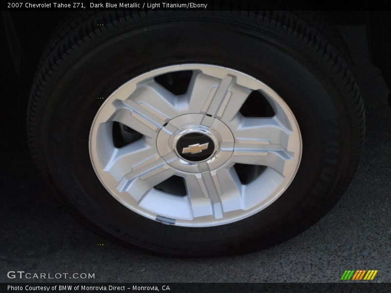 Dark Blue Metallic / Light Titanium/Ebony 2007 Chevrolet Tahoe Z71
