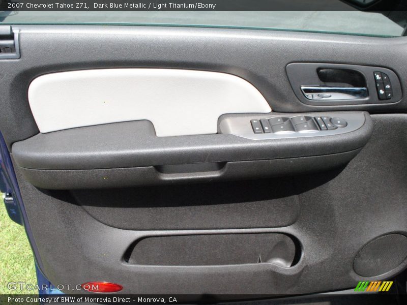 Dark Blue Metallic / Light Titanium/Ebony 2007 Chevrolet Tahoe Z71