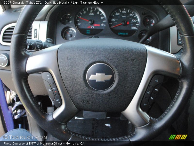 Dark Blue Metallic / Light Titanium/Ebony 2007 Chevrolet Tahoe Z71