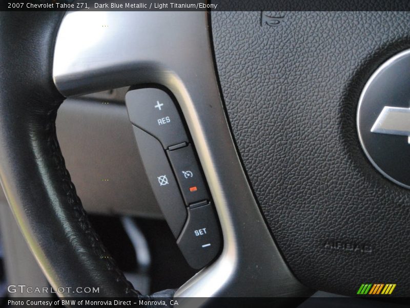 Dark Blue Metallic / Light Titanium/Ebony 2007 Chevrolet Tahoe Z71