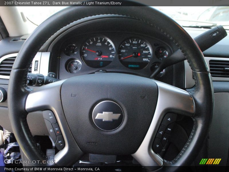 Dark Blue Metallic / Light Titanium/Ebony 2007 Chevrolet Tahoe Z71