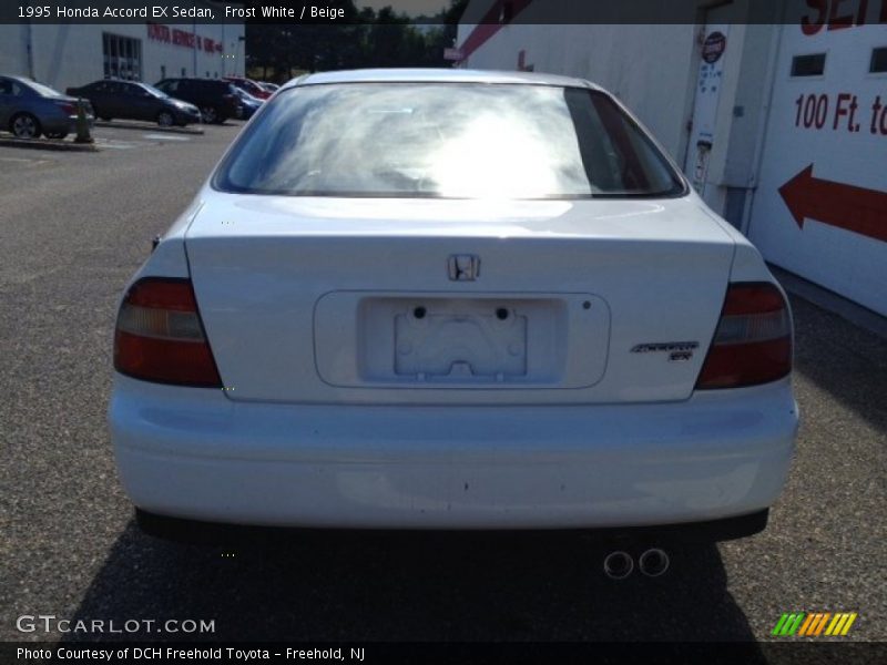 Frost White / Beige 1995 Honda Accord EX Sedan