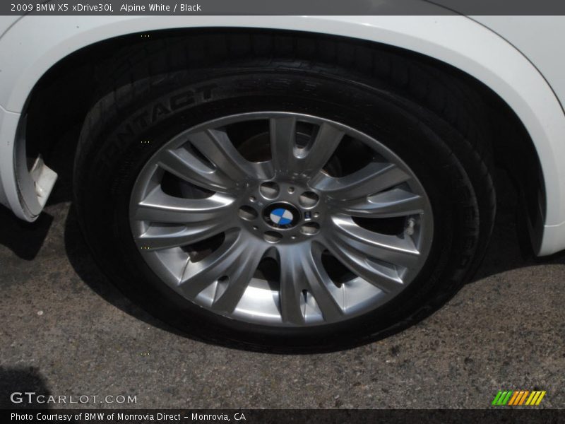 Alpine White / Black 2009 BMW X5 xDrive30i