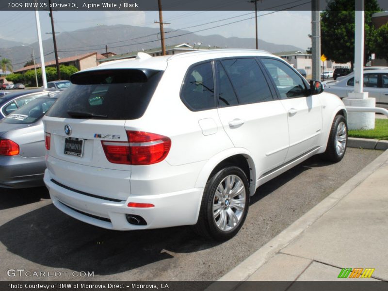 Alpine White / Black 2009 BMW X5 xDrive30i