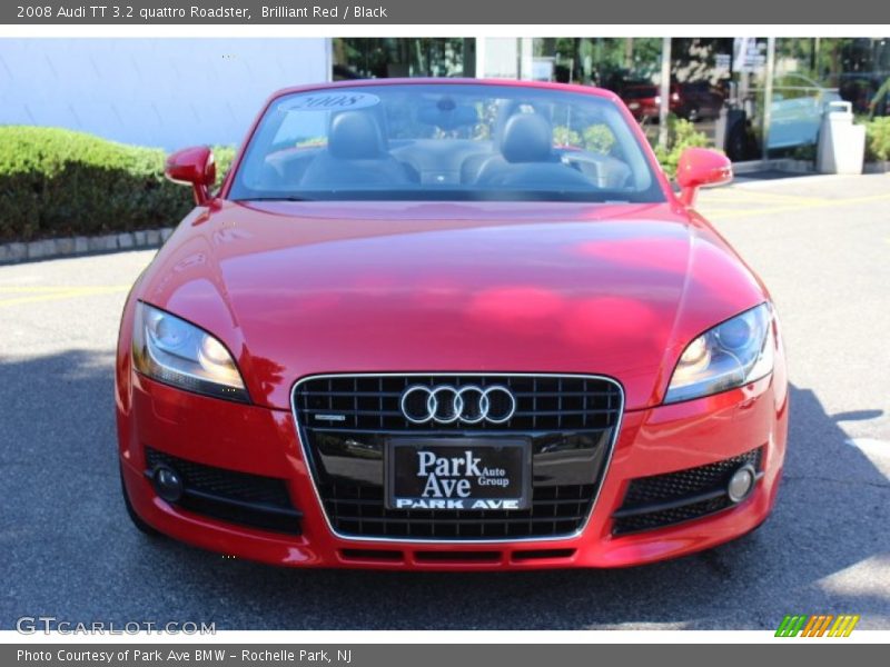 Brilliant Red / Black 2008 Audi TT 3.2 quattro Roadster
