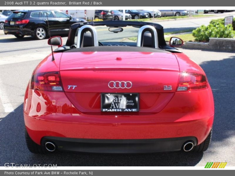 Brilliant Red / Black 2008 Audi TT 3.2 quattro Roadster