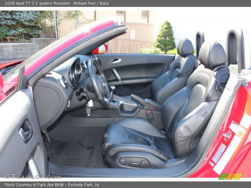 Front Seat of 2008 TT 3.2 quattro Roadster