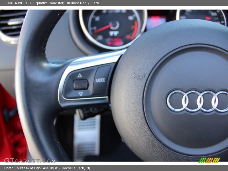 Brilliant Red / Black 2008 Audi TT 3.2 quattro Roadster