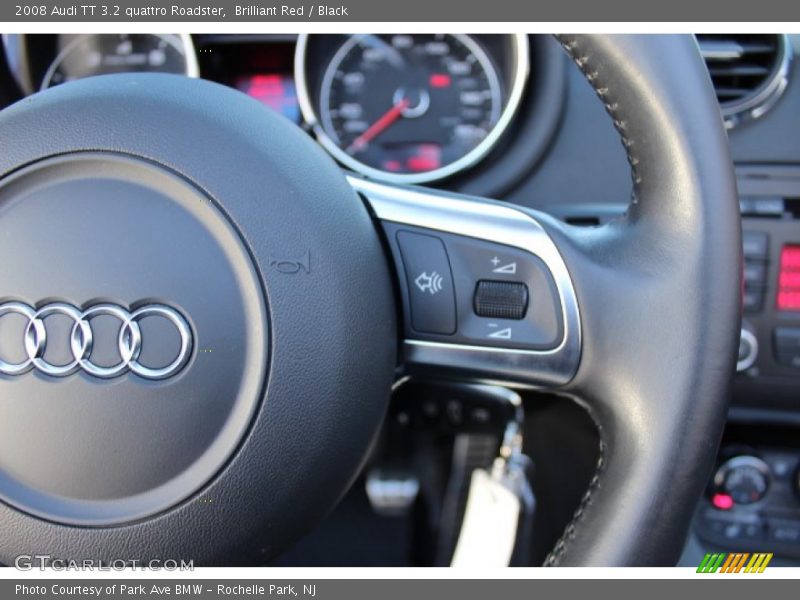 Brilliant Red / Black 2008 Audi TT 3.2 quattro Roadster