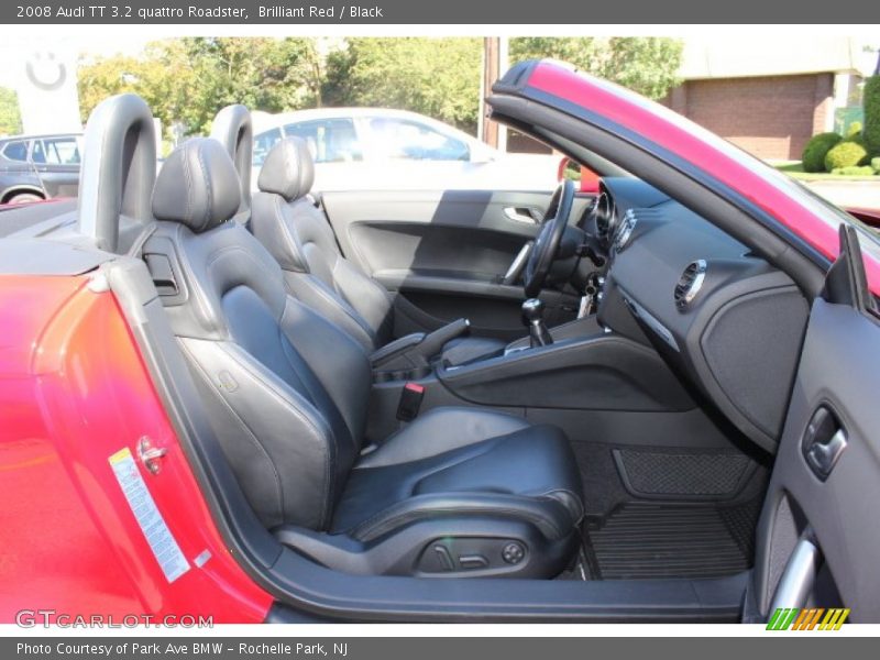 Brilliant Red / Black 2008 Audi TT 3.2 quattro Roadster