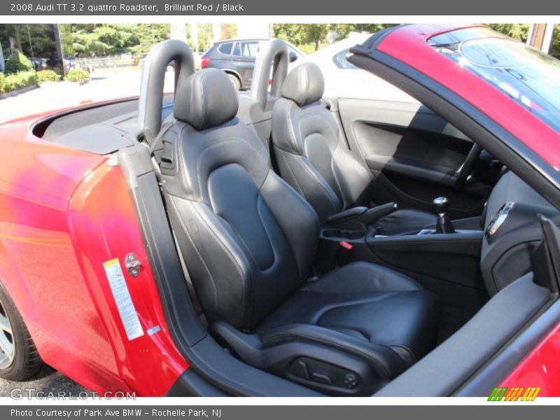 Brilliant Red / Black 2008 Audi TT 3.2 quattro Roadster