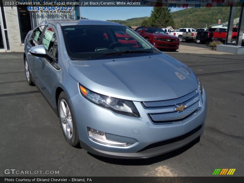 Silver Topaz Metallic / Jet Black/Ceramic White Accents 2013 Chevrolet Volt