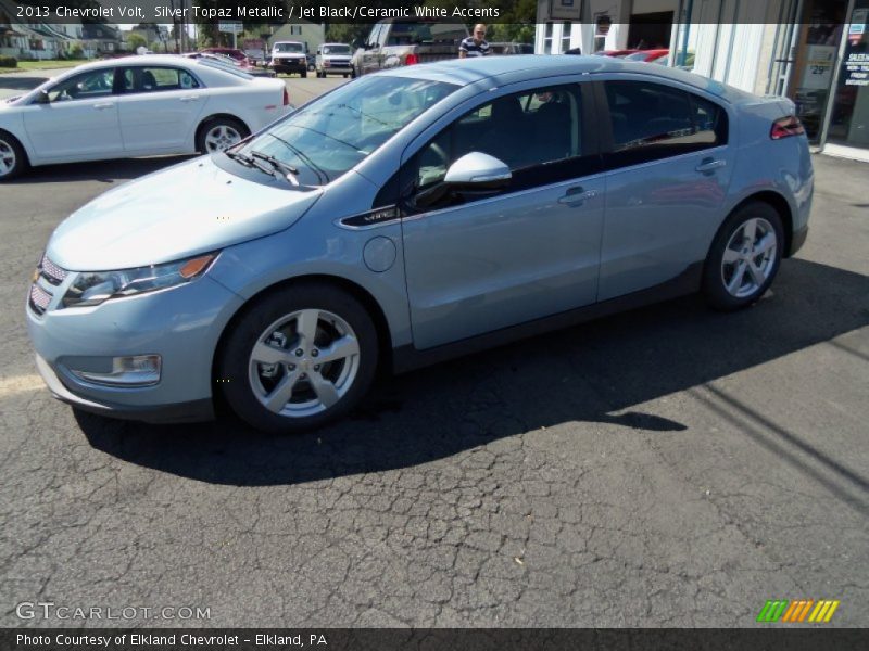 Silver Topaz Metallic / Jet Black/Ceramic White Accents 2013 Chevrolet Volt