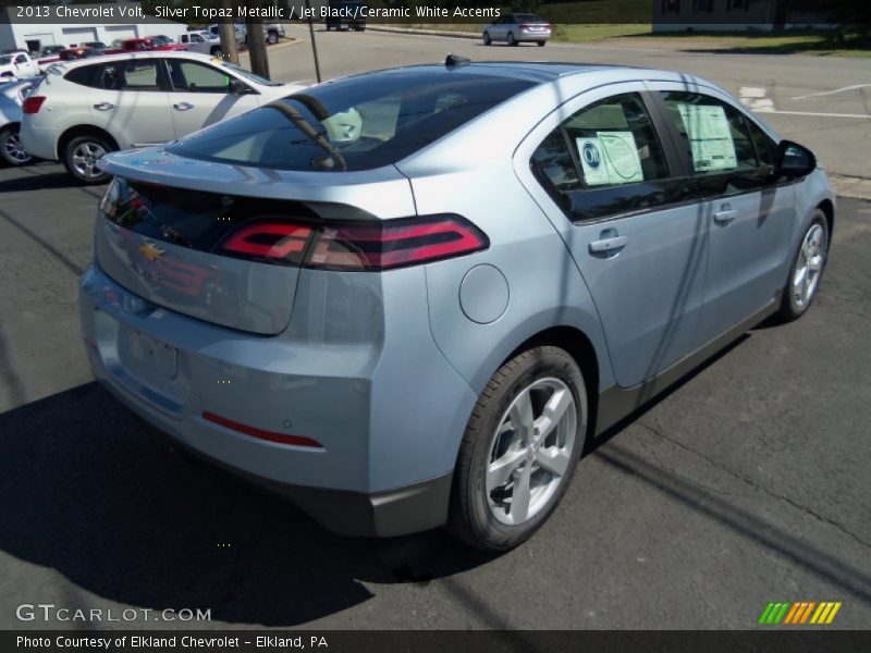 Silver Topaz Metallic / Jet Black/Ceramic White Accents 2013 Chevrolet Volt