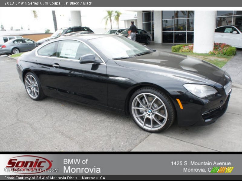 Jet Black / Black 2013 BMW 6 Series 650i Coupe