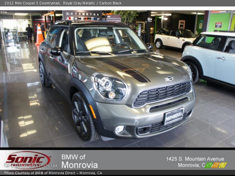Royal Gray Metallic / Carbon Black 2012 Mini Cooper S Countryman
