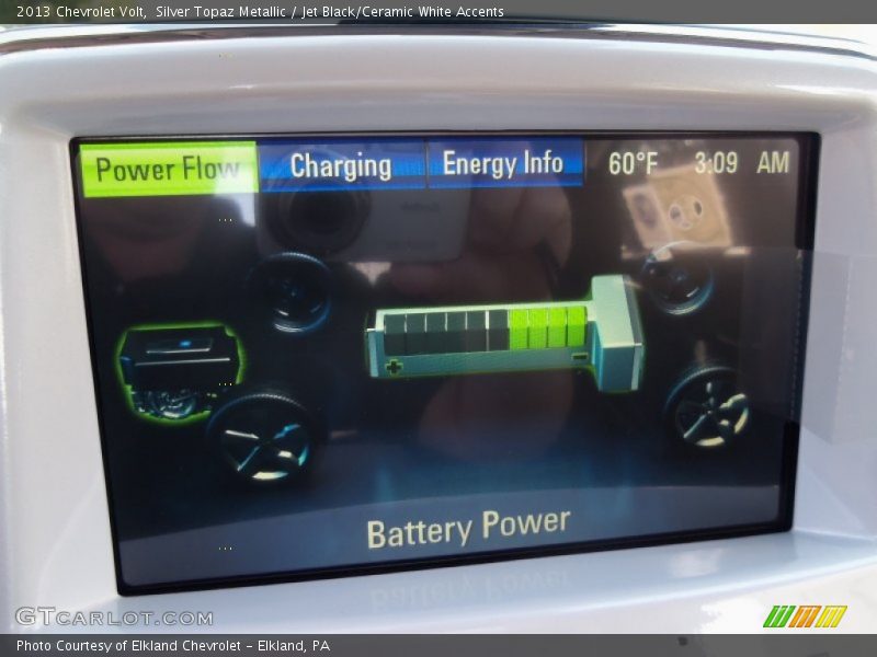 Silver Topaz Metallic / Jet Black/Ceramic White Accents 2013 Chevrolet Volt