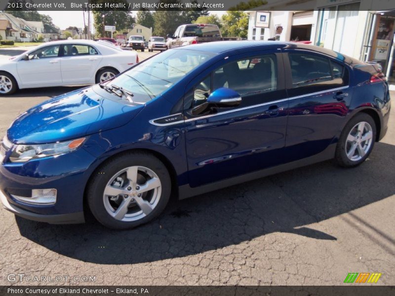 Blue Topaz Metallic / Jet Black/Ceramic White Accents 2013 Chevrolet Volt