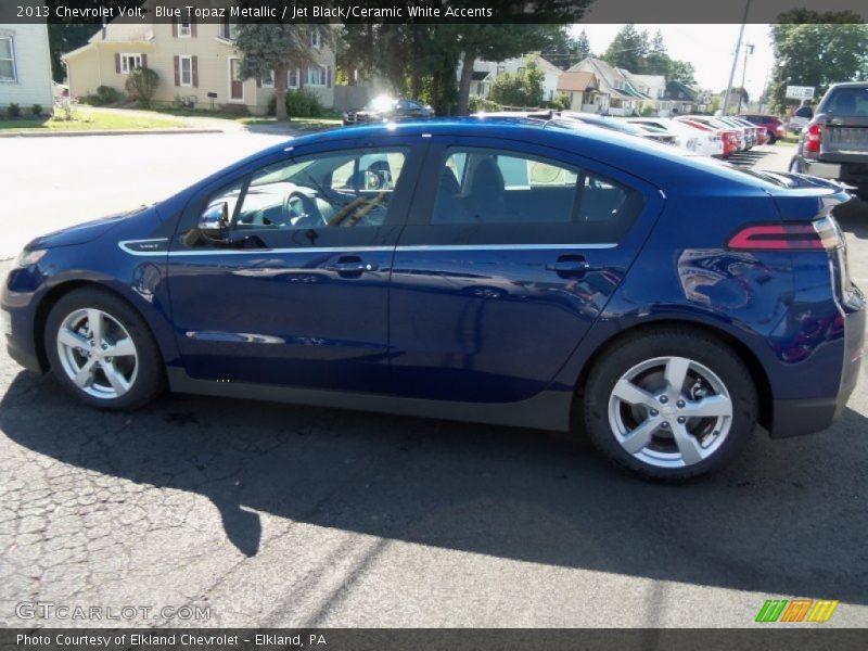 Blue Topaz Metallic / Jet Black/Ceramic White Accents 2013 Chevrolet Volt
