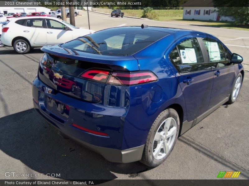 Blue Topaz Metallic / Jet Black/Ceramic White Accents 2013 Chevrolet Volt