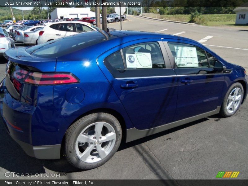 Blue Topaz Metallic / Jet Black/Ceramic White Accents 2013 Chevrolet Volt