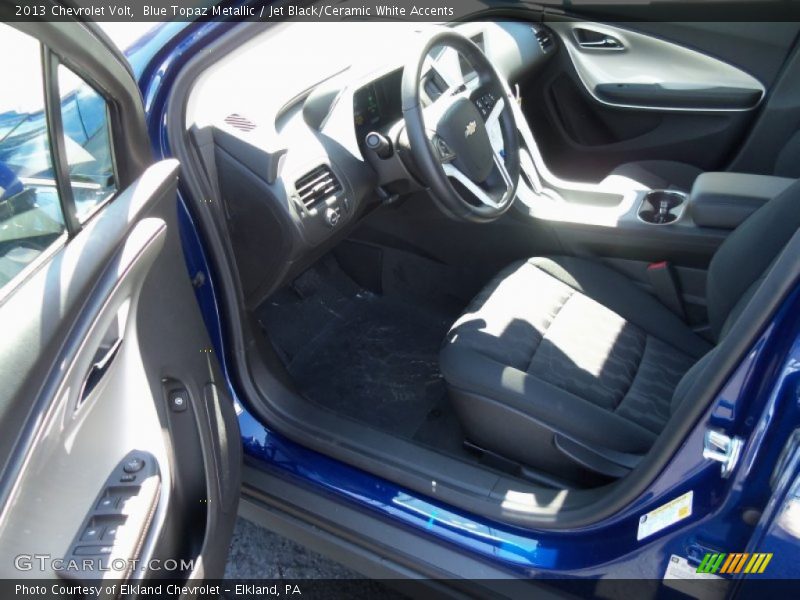 Blue Topaz Metallic / Jet Black/Ceramic White Accents 2013 Chevrolet Volt