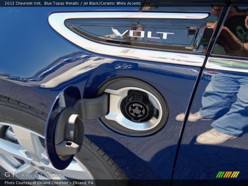 Blue Topaz Metallic / Jet Black/Ceramic White Accents 2013 Chevrolet Volt