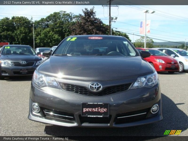 Magnetic Gray Metallic / Black/Ash 2012 Toyota Camry SE V6