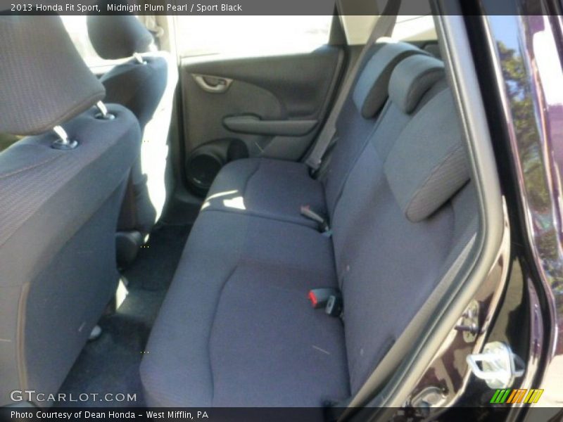 Midnight Plum Pearl / Sport Black 2013 Honda Fit Sport