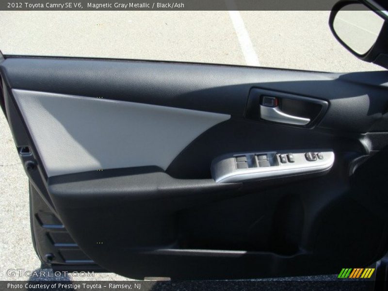 Magnetic Gray Metallic / Black/Ash 2012 Toyota Camry SE V6