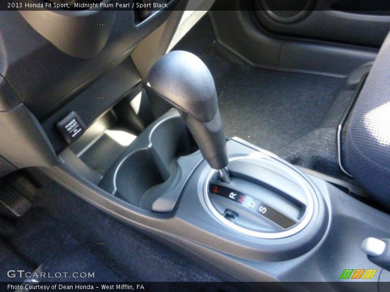 Midnight Plum Pearl / Sport Black 2013 Honda Fit Sport