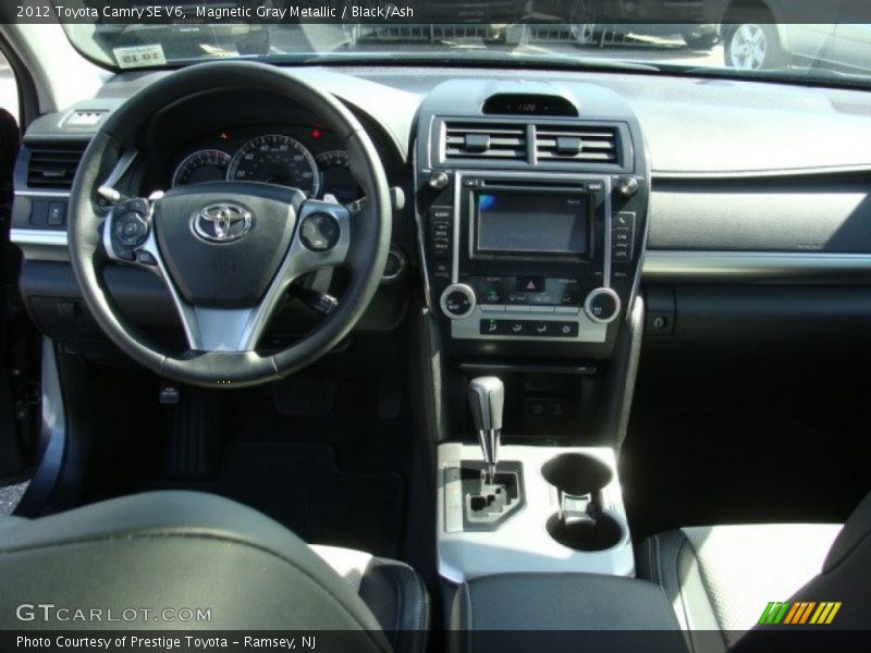 Magnetic Gray Metallic / Black/Ash 2012 Toyota Camry SE V6