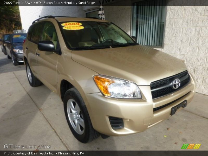 Sandy Beach Metallic / Sand Beige 2009 Toyota RAV4 4WD