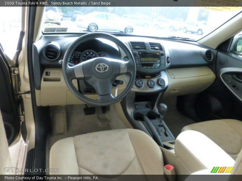 Sandy Beach Metallic / Sand Beige 2009 Toyota RAV4 4WD