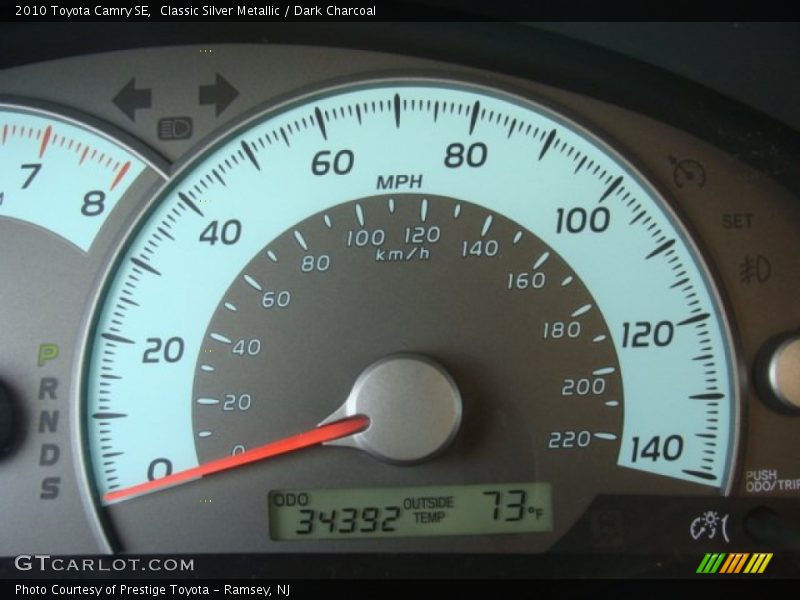 Classic Silver Metallic / Dark Charcoal 2010 Toyota Camry SE