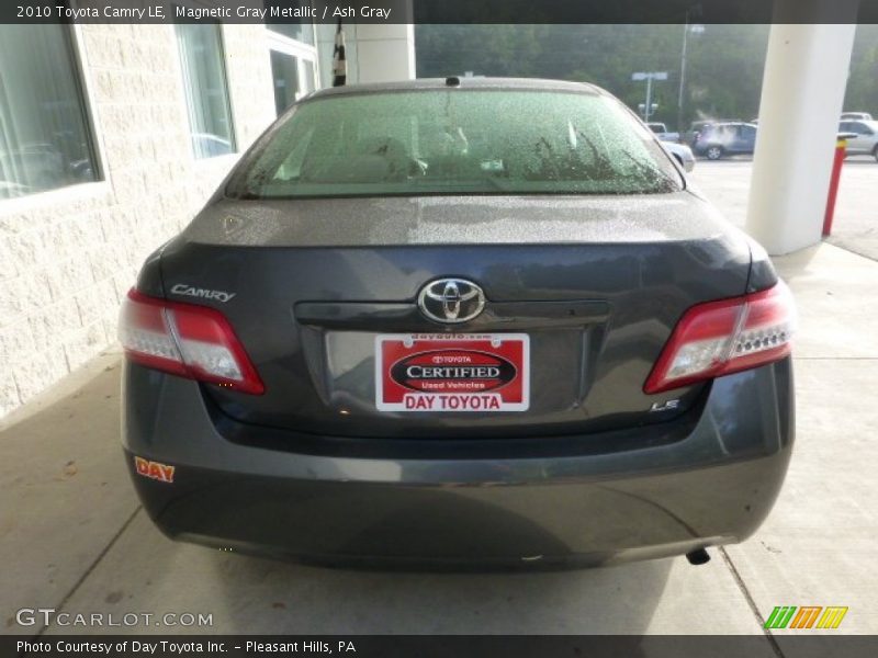 Magnetic Gray Metallic / Ash Gray 2010 Toyota Camry LE
