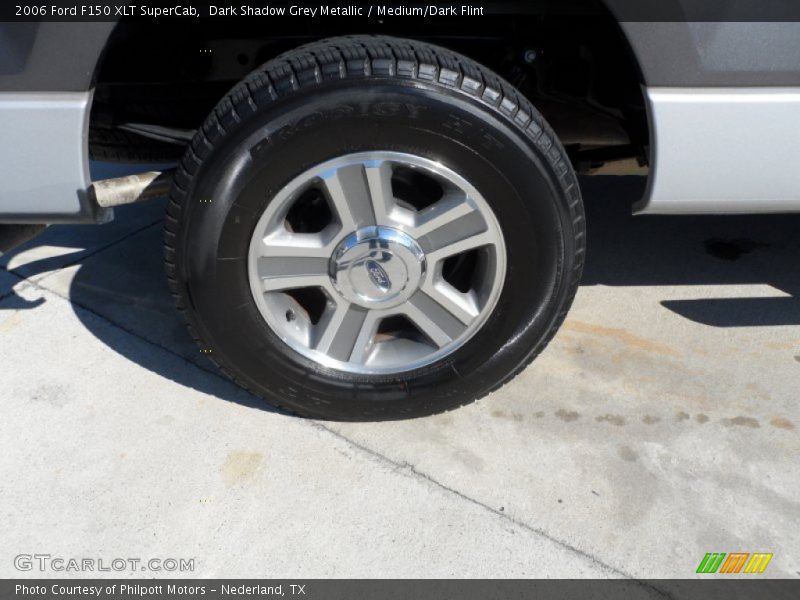 Dark Shadow Grey Metallic / Medium/Dark Flint 2006 Ford F150 XLT SuperCab