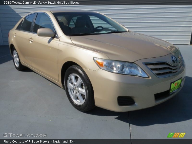 Sandy Beach Metallic / Bisque 2010 Toyota Camry LE