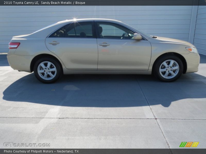 Sandy Beach Metallic / Bisque 2010 Toyota Camry LE