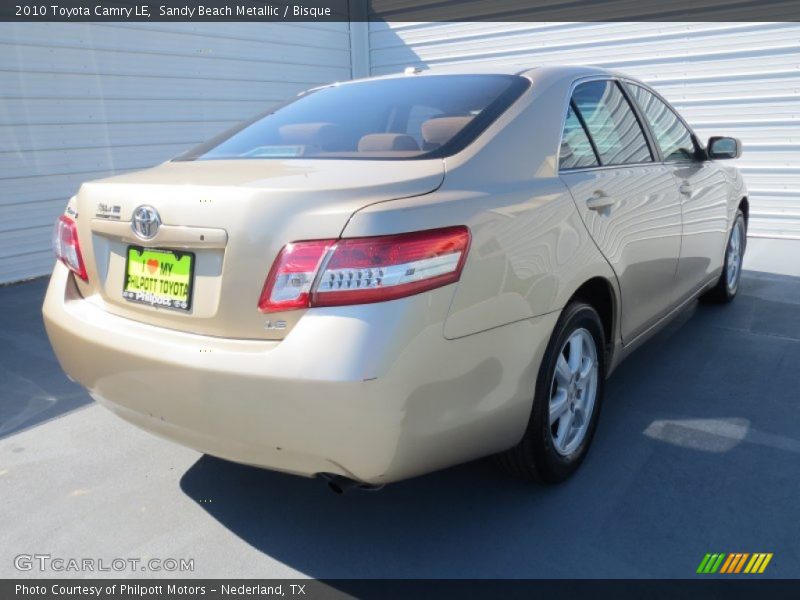 Sandy Beach Metallic / Bisque 2010 Toyota Camry LE
