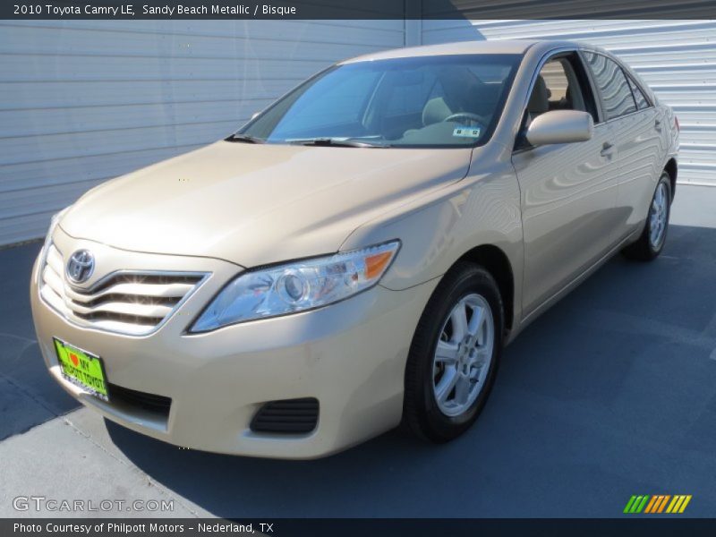 Sandy Beach Metallic / Bisque 2010 Toyota Camry LE