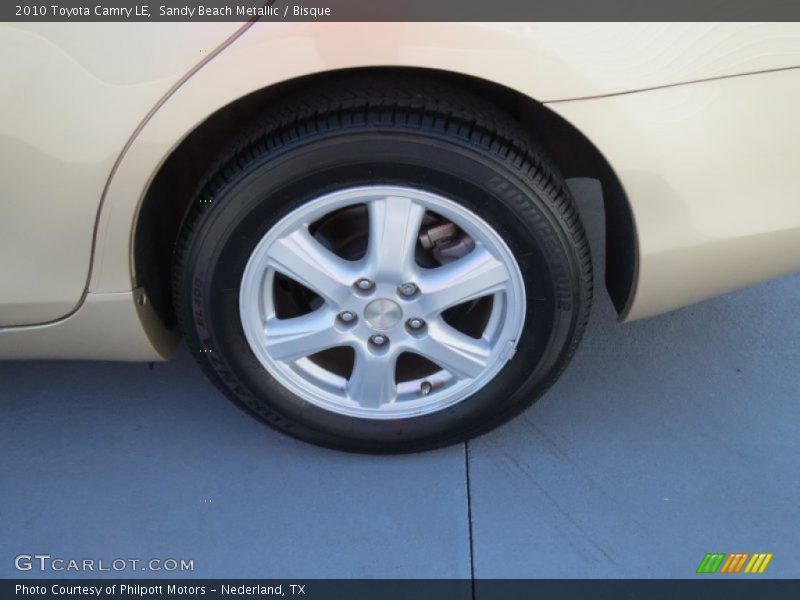 Sandy Beach Metallic / Bisque 2010 Toyota Camry LE