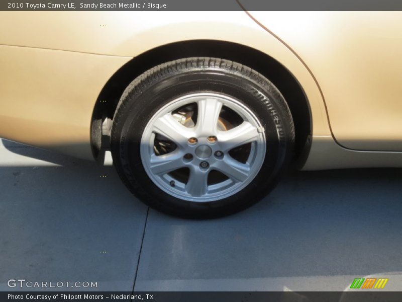 Sandy Beach Metallic / Bisque 2010 Toyota Camry LE