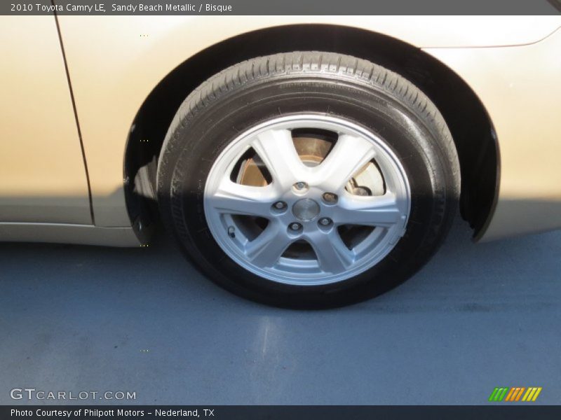 Sandy Beach Metallic / Bisque 2010 Toyota Camry LE