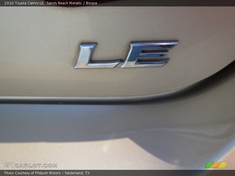 Sandy Beach Metallic / Bisque 2010 Toyota Camry LE