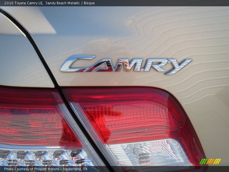 Sandy Beach Metallic / Bisque 2010 Toyota Camry LE