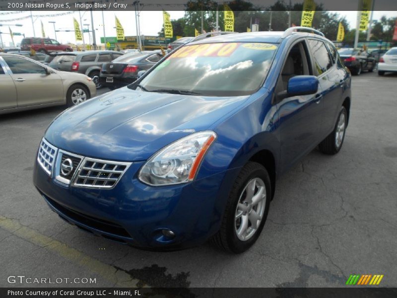 Indigo Blue / Gray 2009 Nissan Rogue S