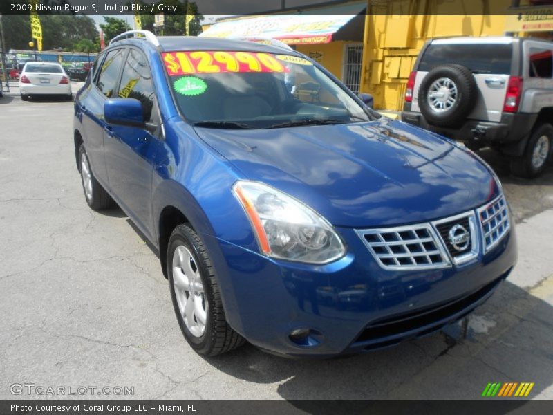 Indigo Blue / Gray 2009 Nissan Rogue S